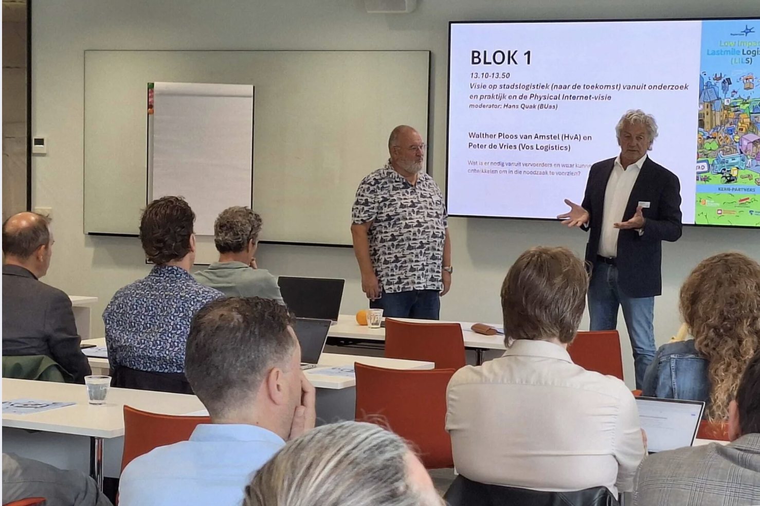 Peter de Vries spreekt met Walther Ploos van Amstel over stadslogistiek